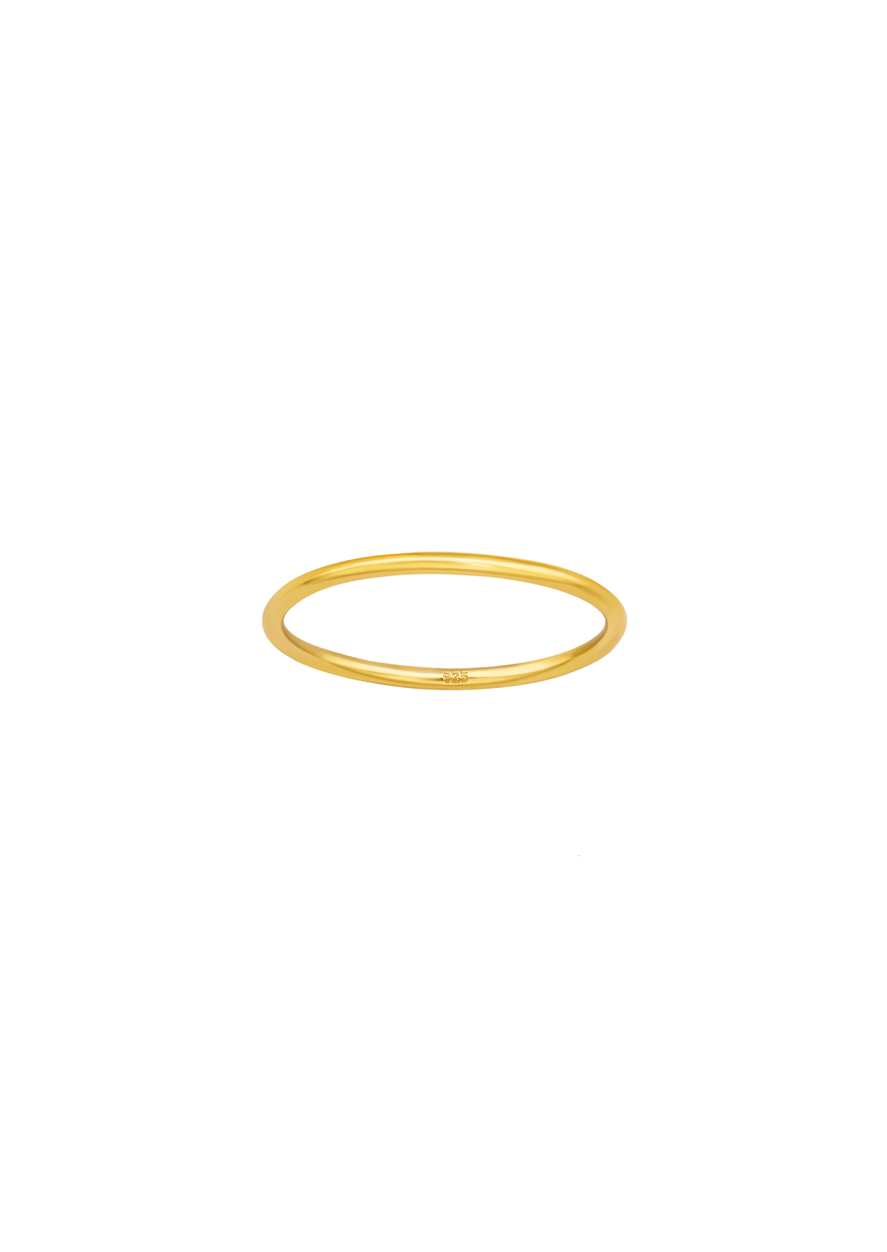 The Loop 14ct Gold Vermeil Midi Ring - Molten Store