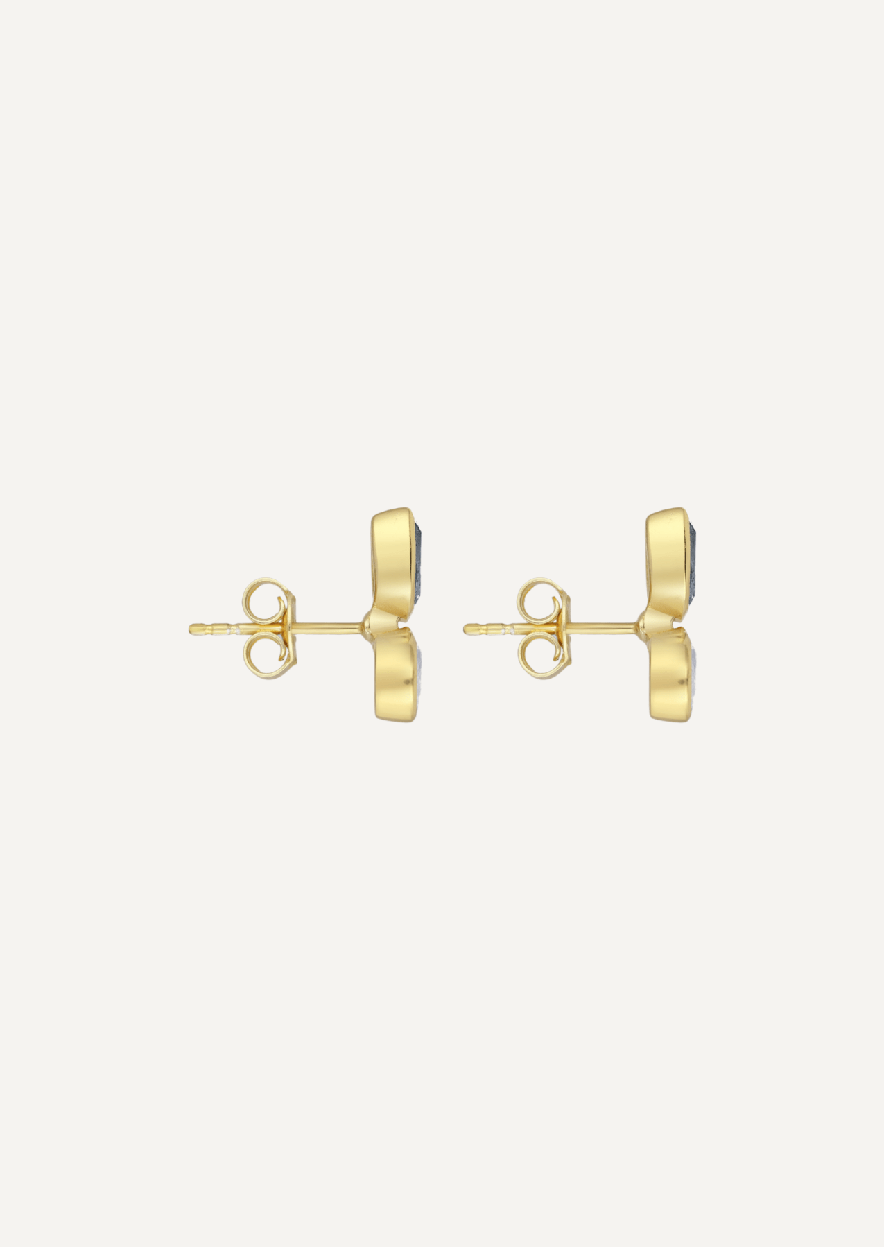The Lunara Earrings with Moonstone and Labradorite - Molten Store