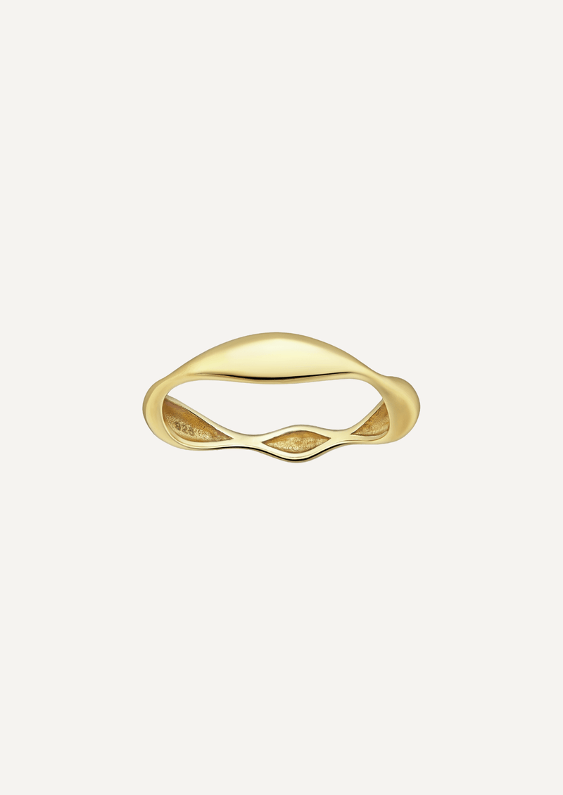 The Onda Ring in Gold Vermeil