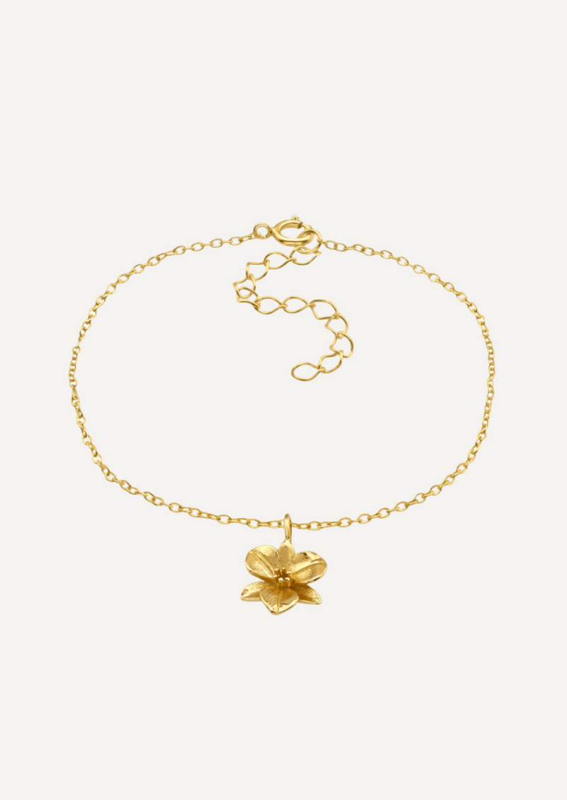 The Orchid 14ct Gold Vermeil Bracelet