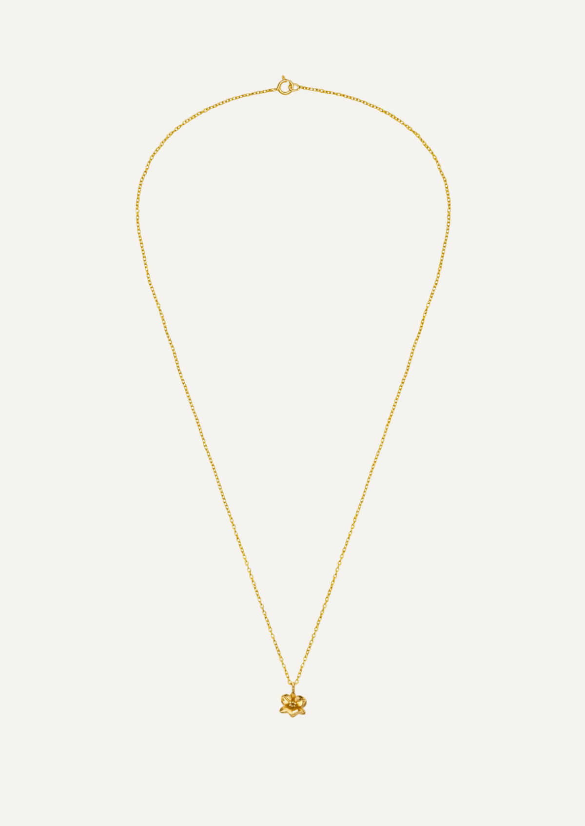 The Orchid 14ct Gold Vermeil Pendant Necklace - Molten Store