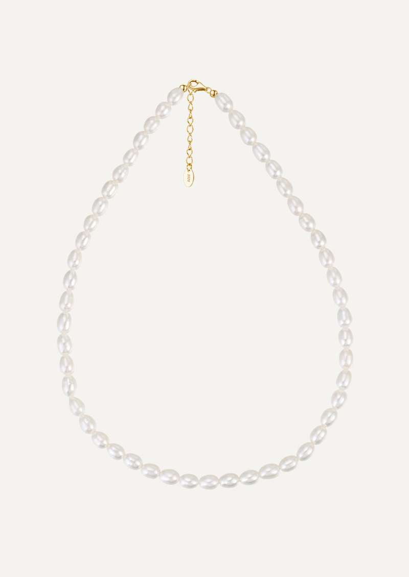 The Oriel Gold Vermeil Pearl Necklace