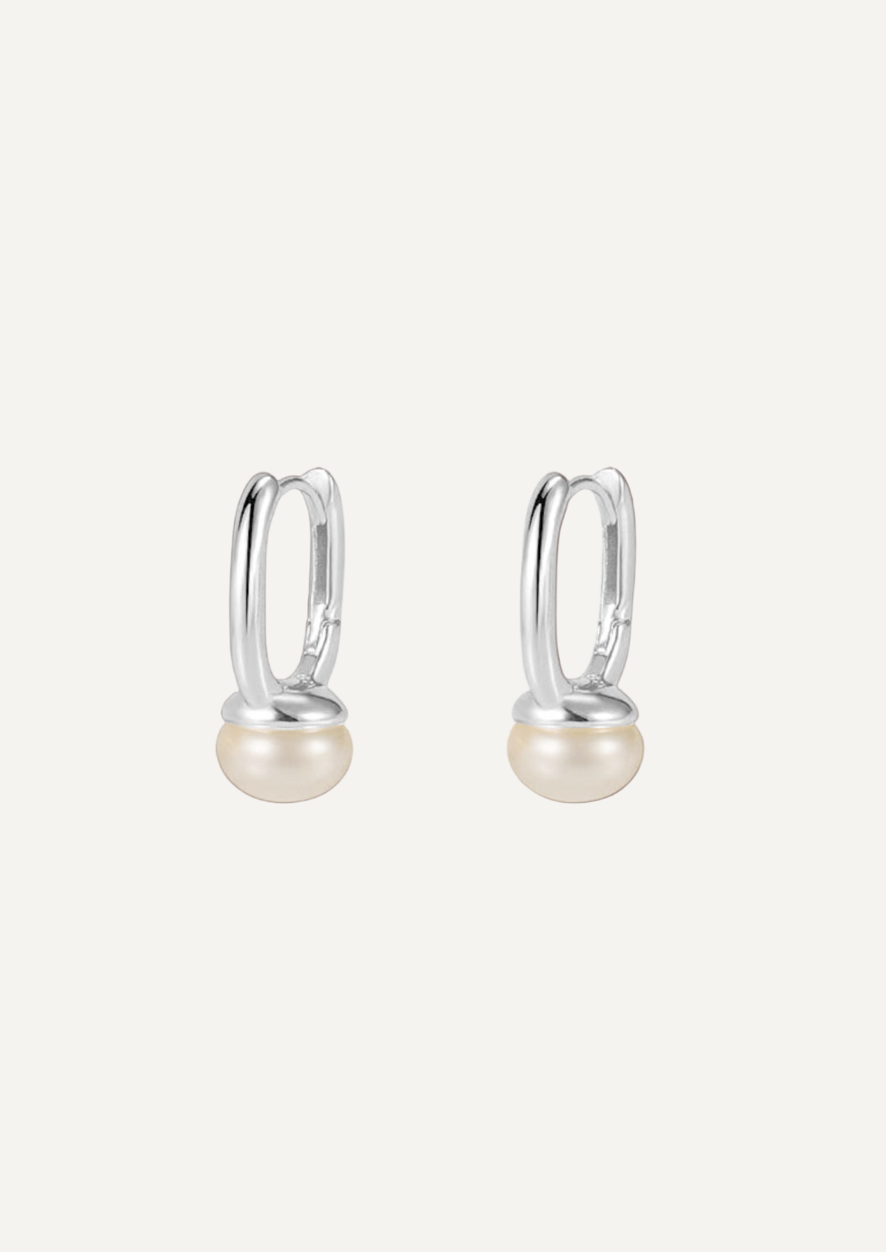 The Rise Sterling Silver Pearl Earrings - Molten Store