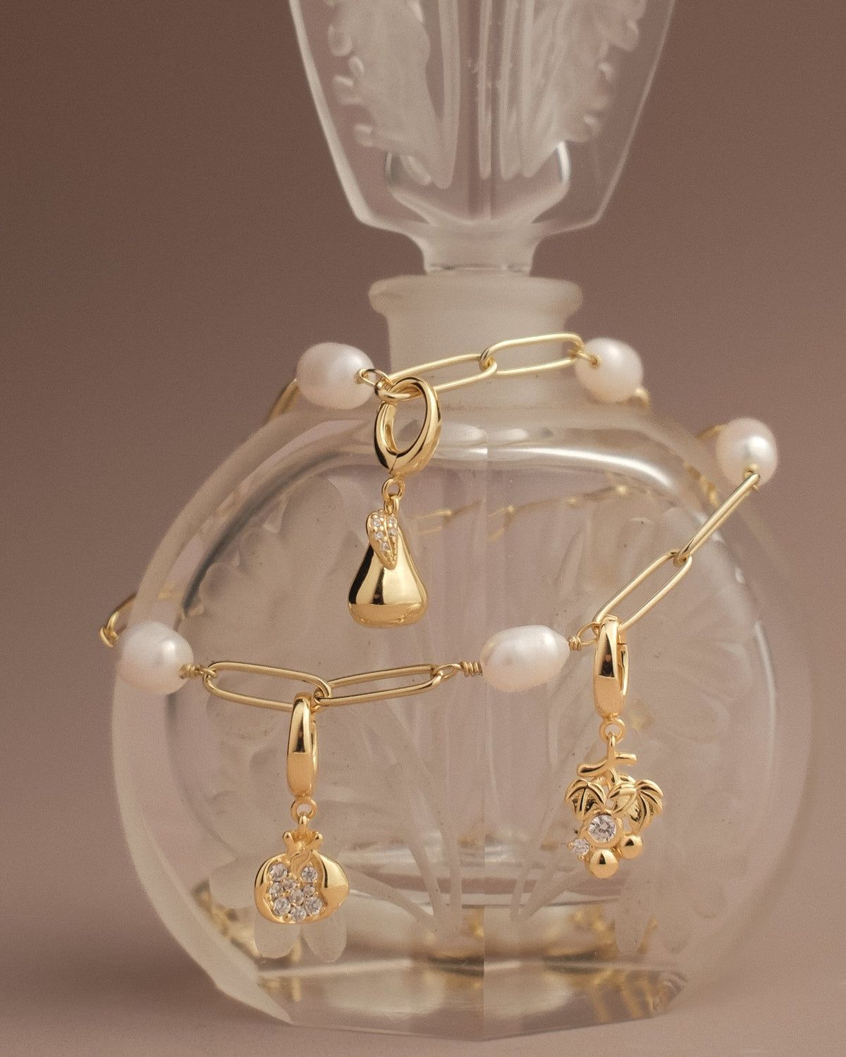 The Soirée Gold Vermeil Charm - Molten Store