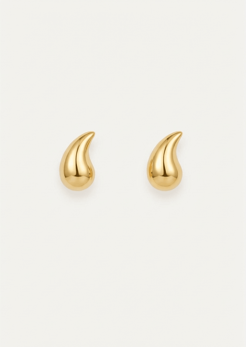 The Sola Gold Vermeil Stud Earrings - Molten Store