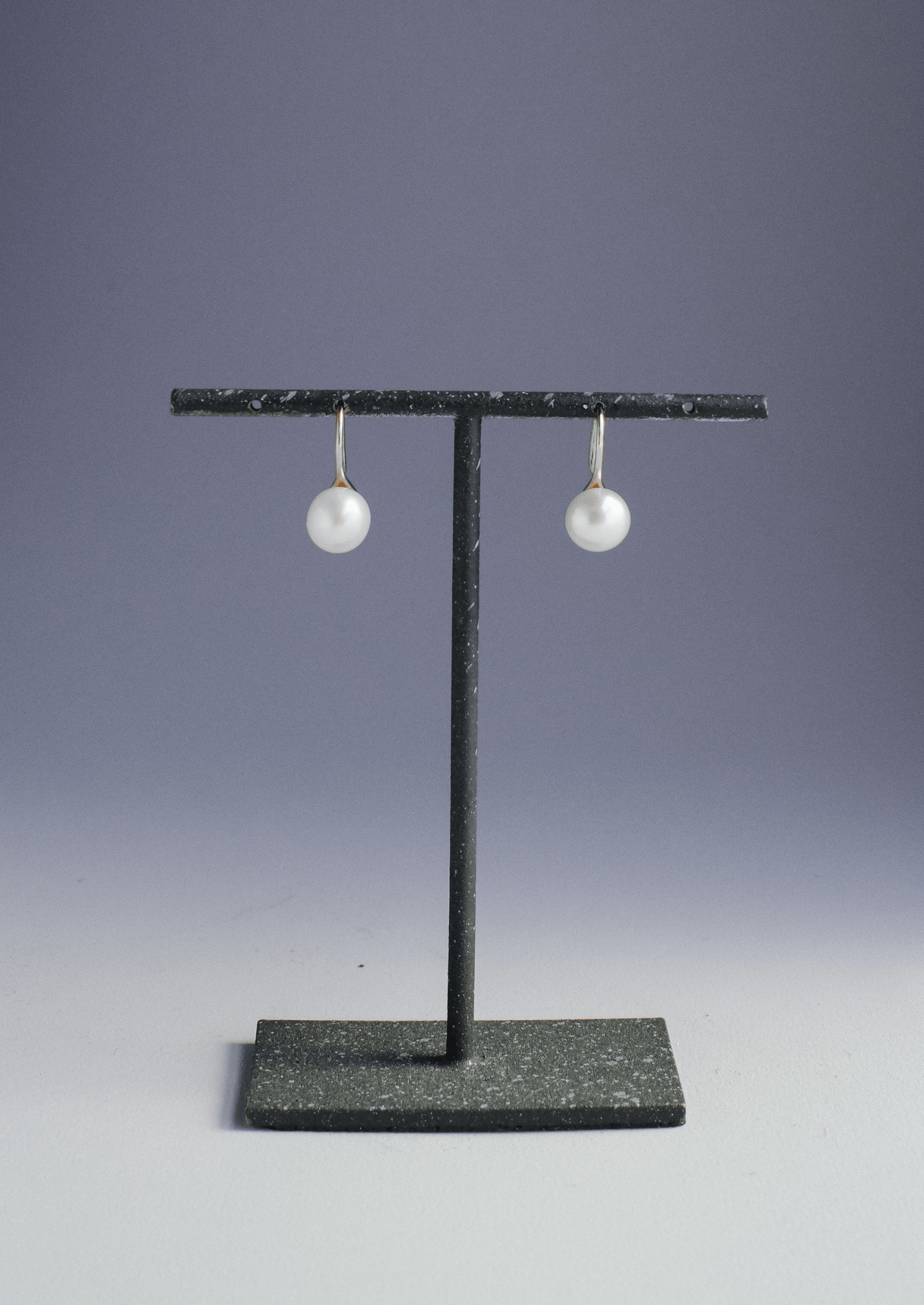 The Still Sterling Silver Pearl Earrings - Molten Store