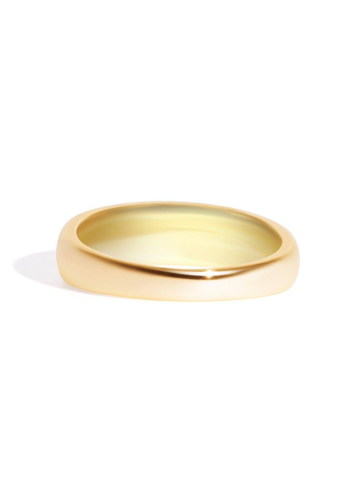 The To The Moon Pearl 14ct Gold Vermeil Signet Ring - Molten Store