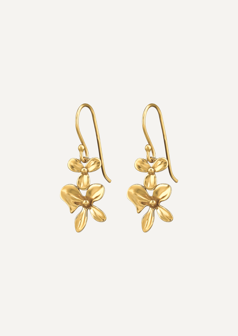 The Unfurl Gold Vermeil Drop Earrings
