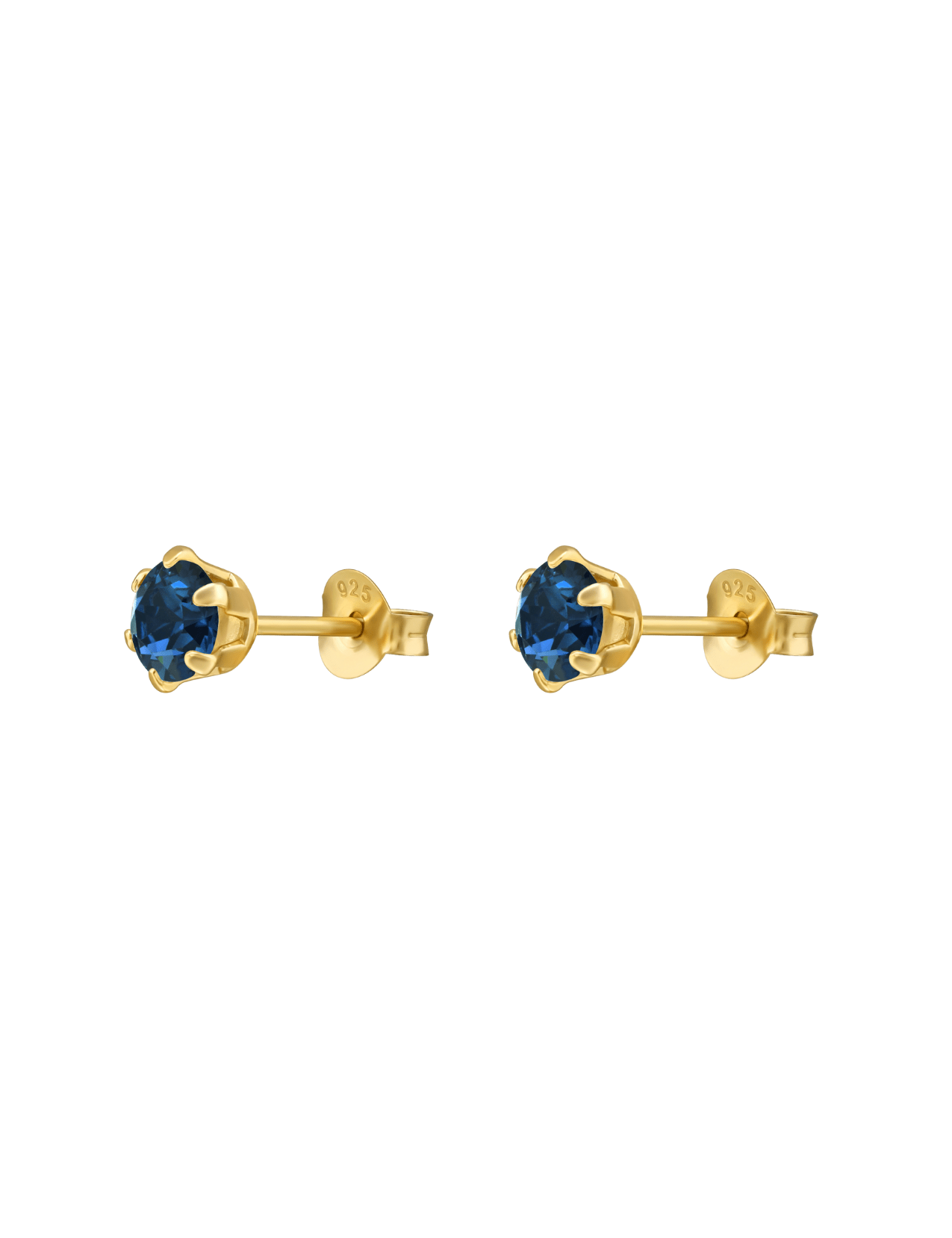 The Vivid 14ct Gold Vermeil Stud Earrings - Molten Store