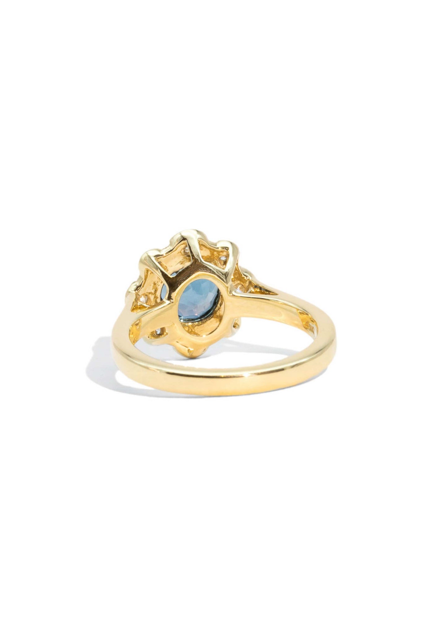 The Belle Ring with 1.14ct Aquamarine