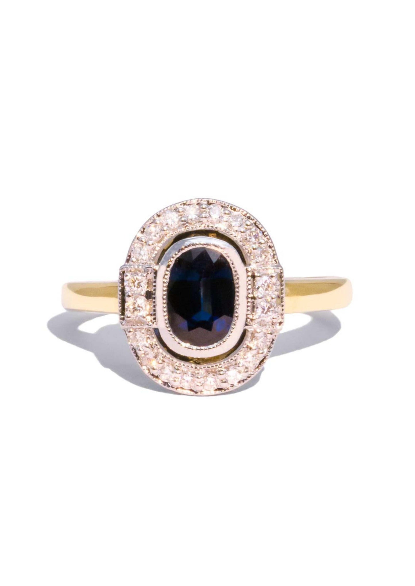 The Augusta Australian Sapphire & Diamond Ring