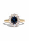 The Maisie Australian Sapphire & Diamond Ring - Molten Store