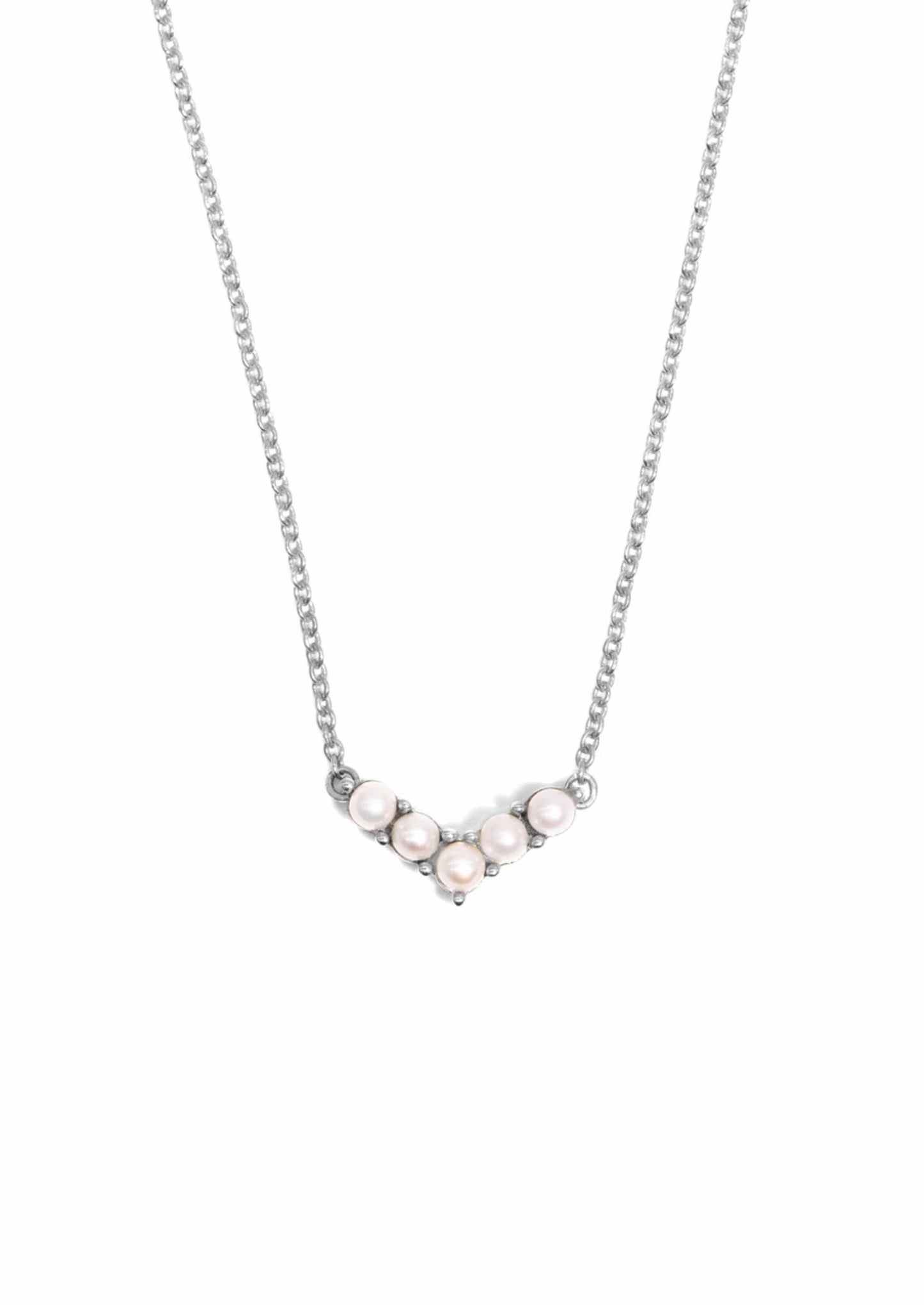 The Silver Pearl Odette Necklace