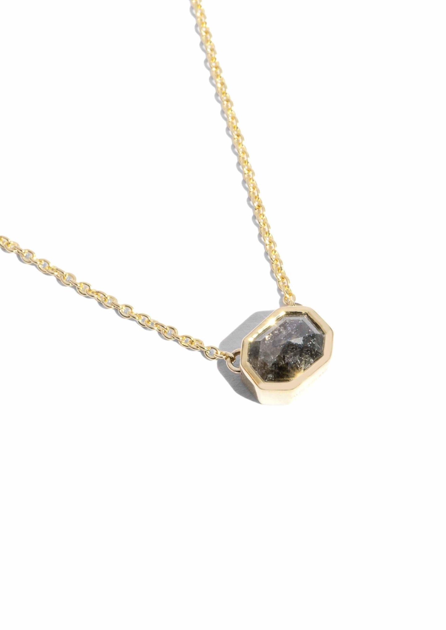 The Maeve 0.78ct Salt and Pepper Diamond Necklace