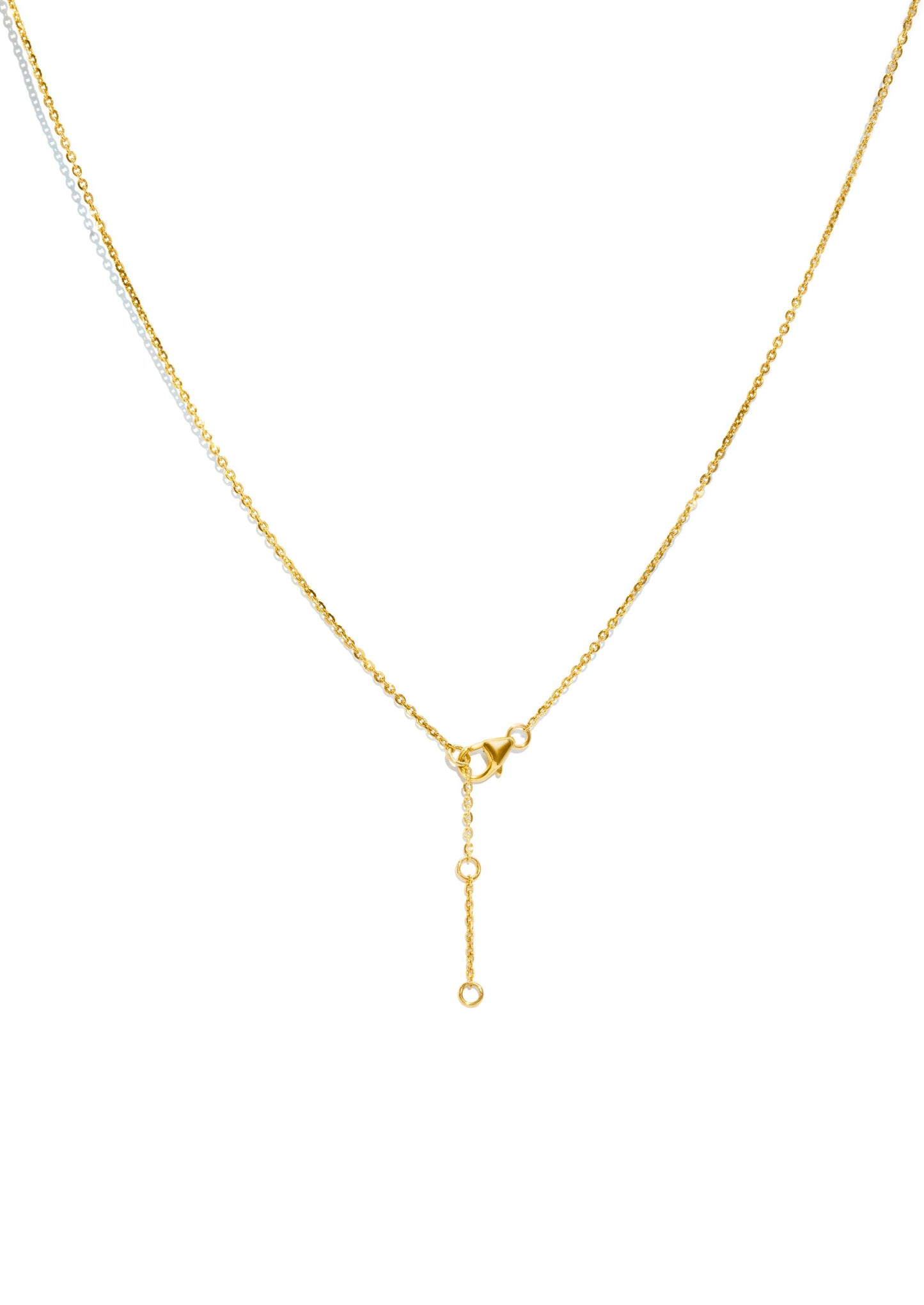 The Eve Yellow Gold 0.3ct Marquise Cultured Diamond Necklace