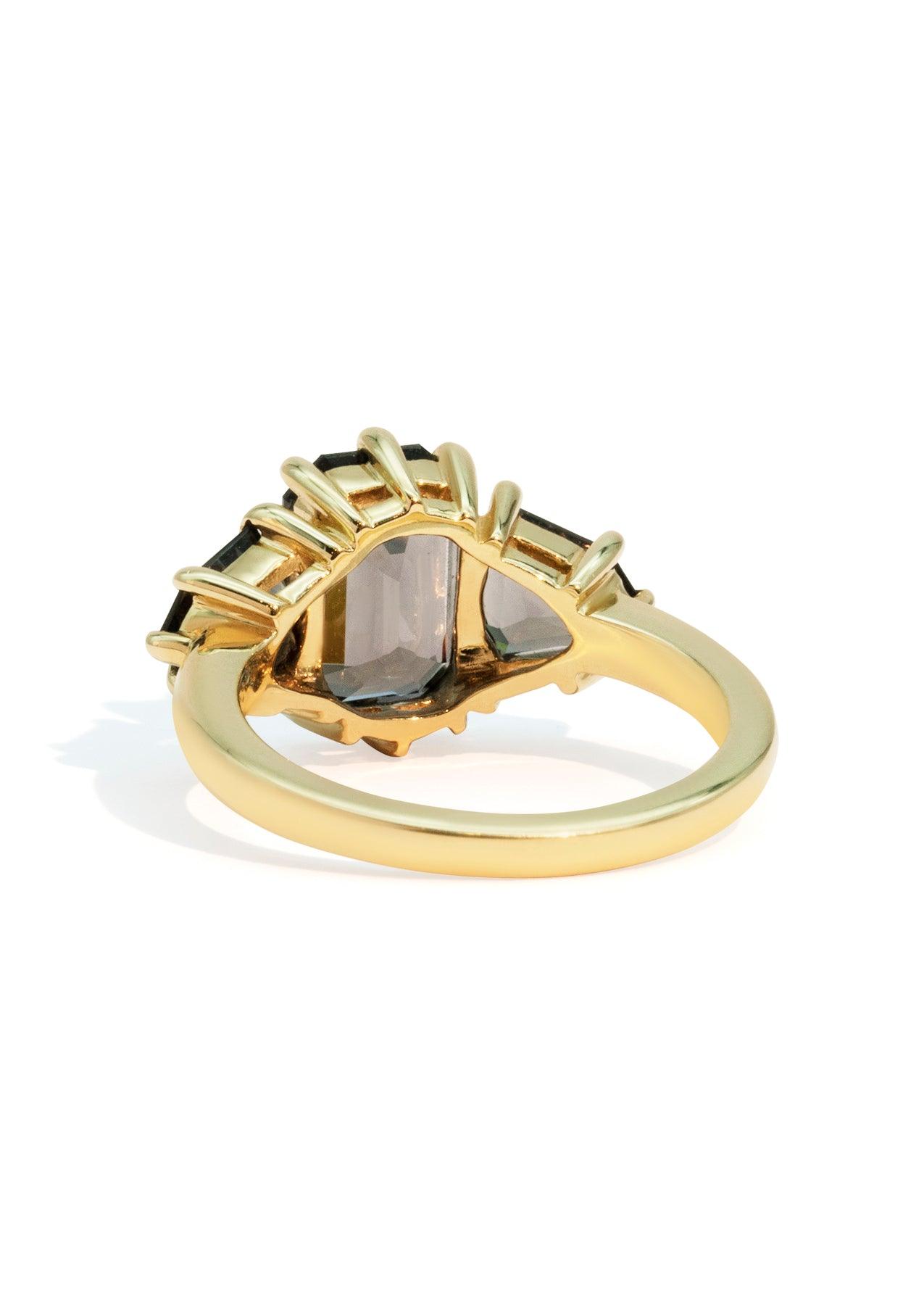 The Bette 4.45ct Black Spinel Ring
