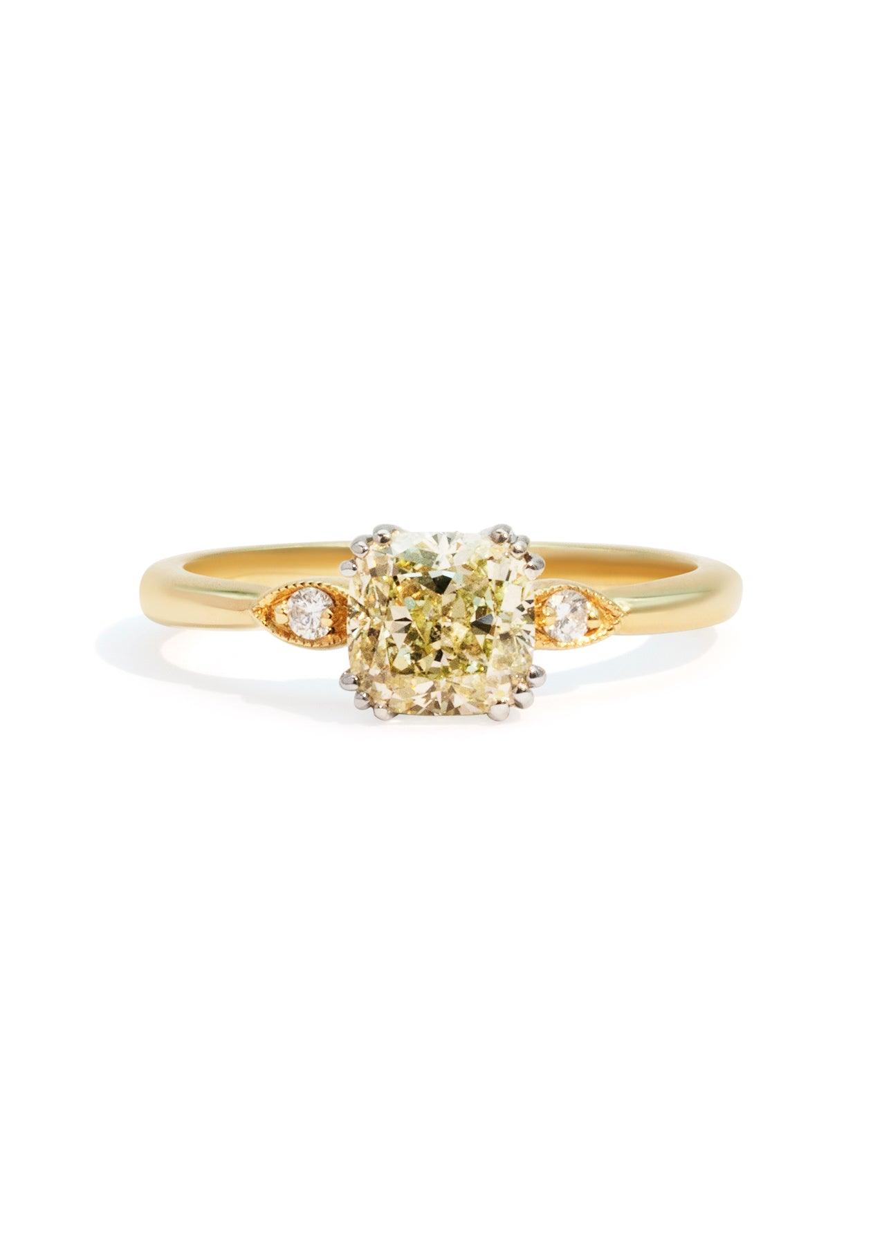 The Penelope 1.32ct Yellow Diamond Ring
