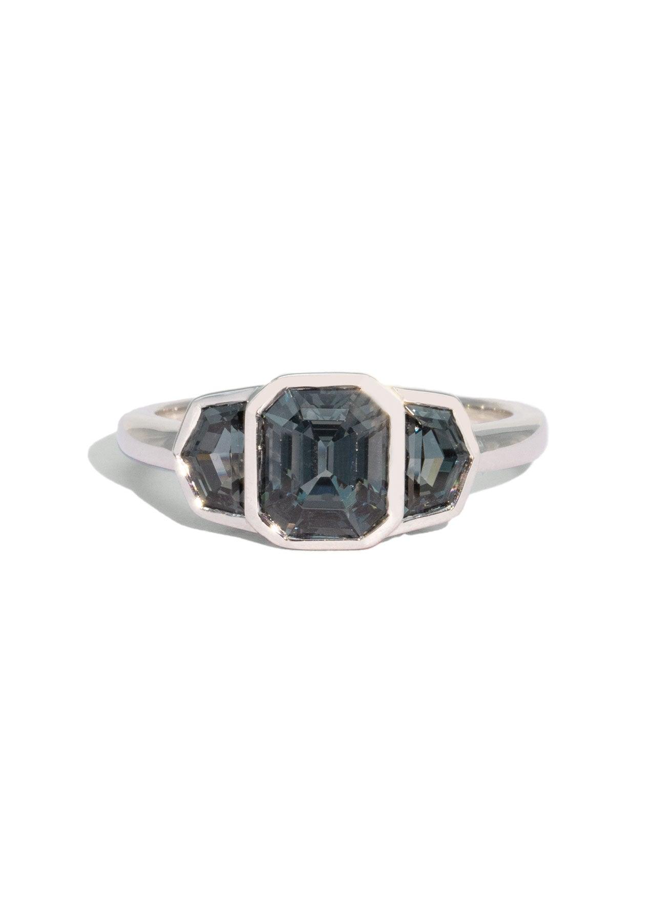 The Rosa 0.8ct Blue Spinel Ring - Molten Store