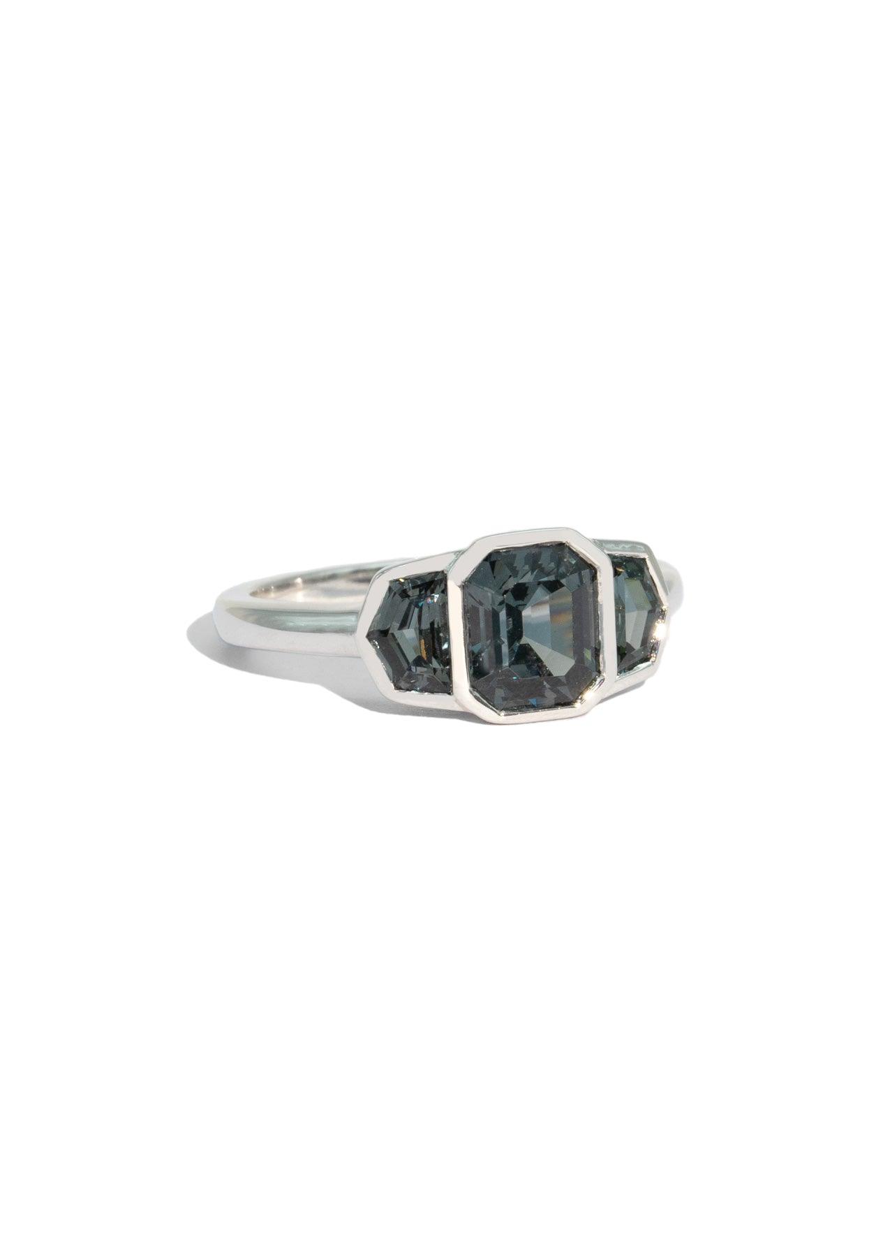 The Rosa 0.8ct Blue Spinel Ring - Molten Store