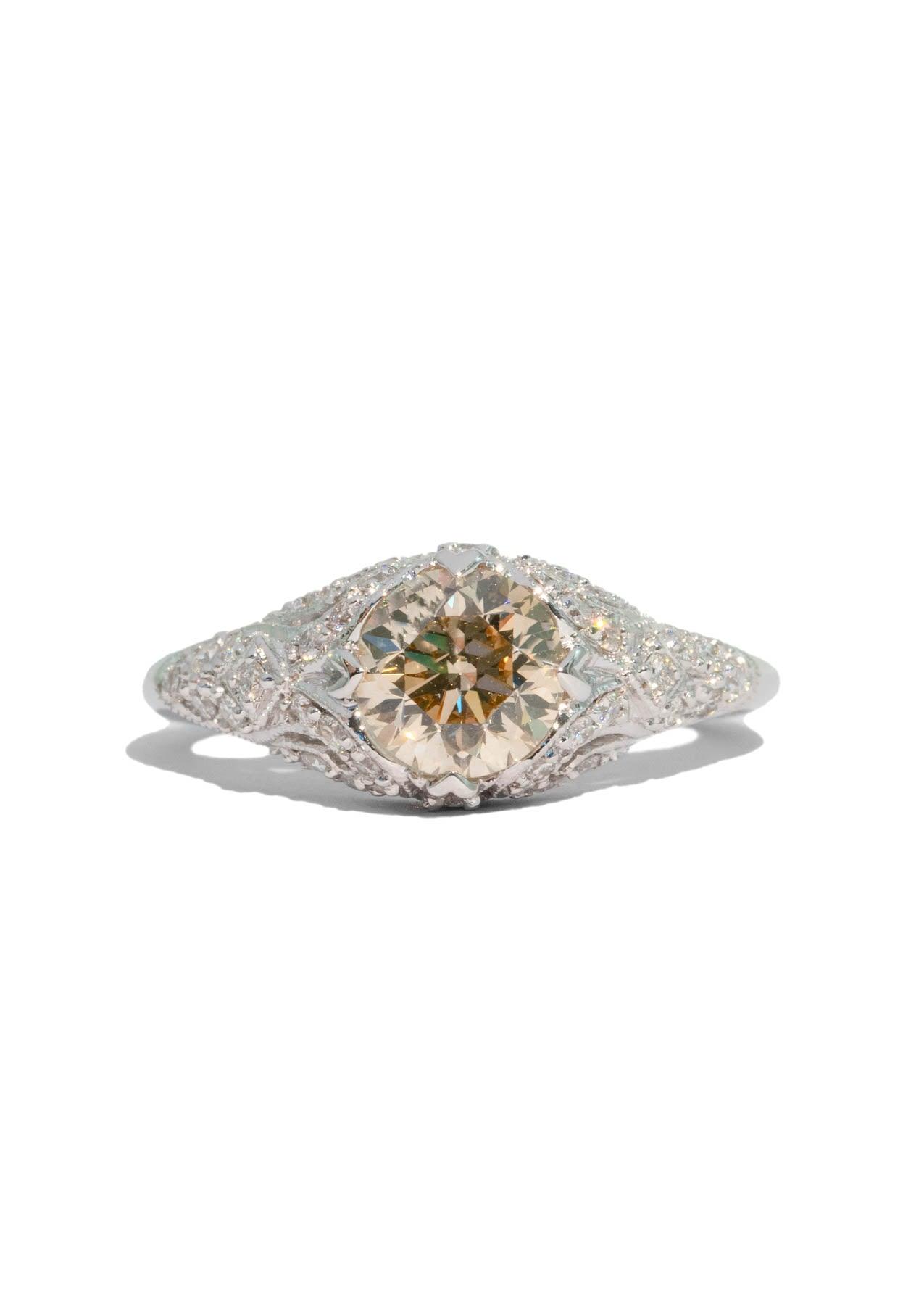 The Arden 1.66ct Champagne Diamond Ring