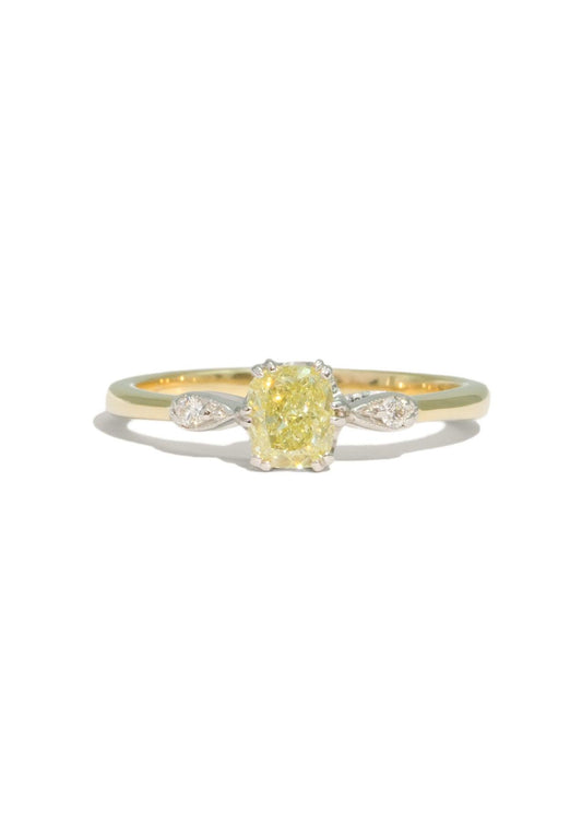 The Penelope 0.73ct Yellow Diamond Ring - Molten Store