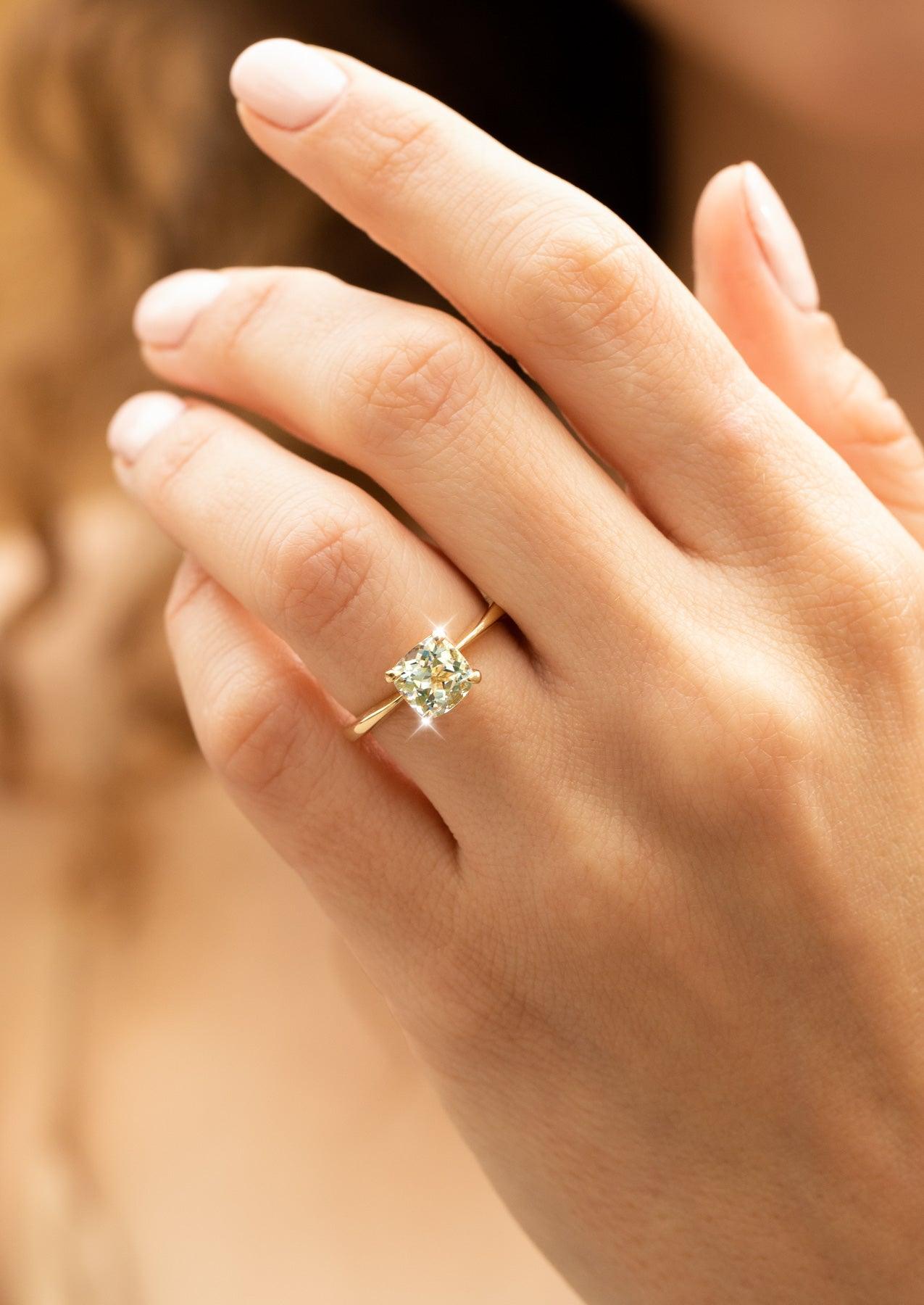The June 1.31ct Aquamarine Ring