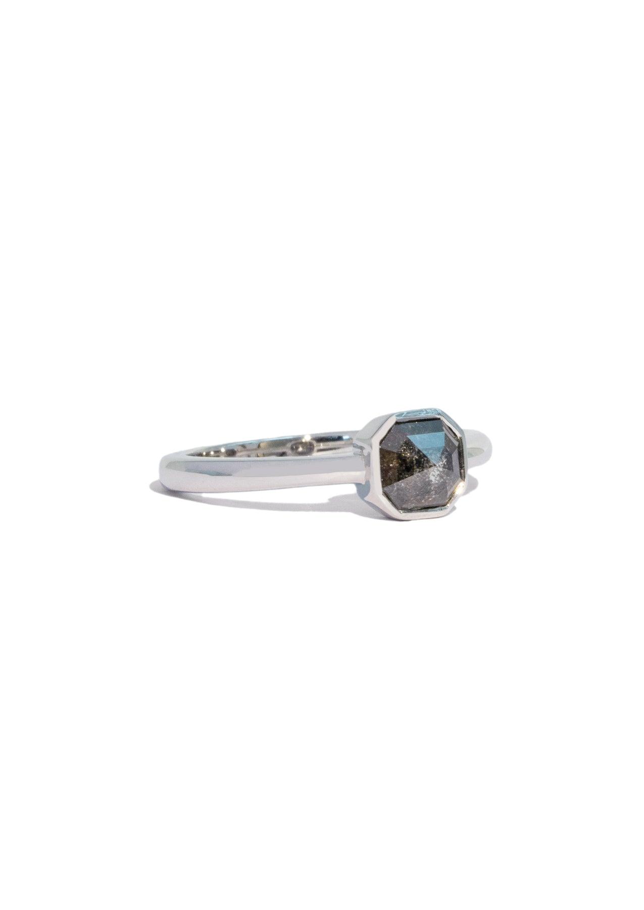 The Isabel 1.07ct Salt and Pepper Diamond Ring