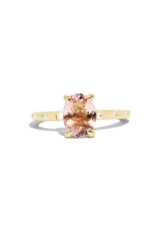 The Constance 1.35ct Pale Pink Morganite Ring - Molten Store