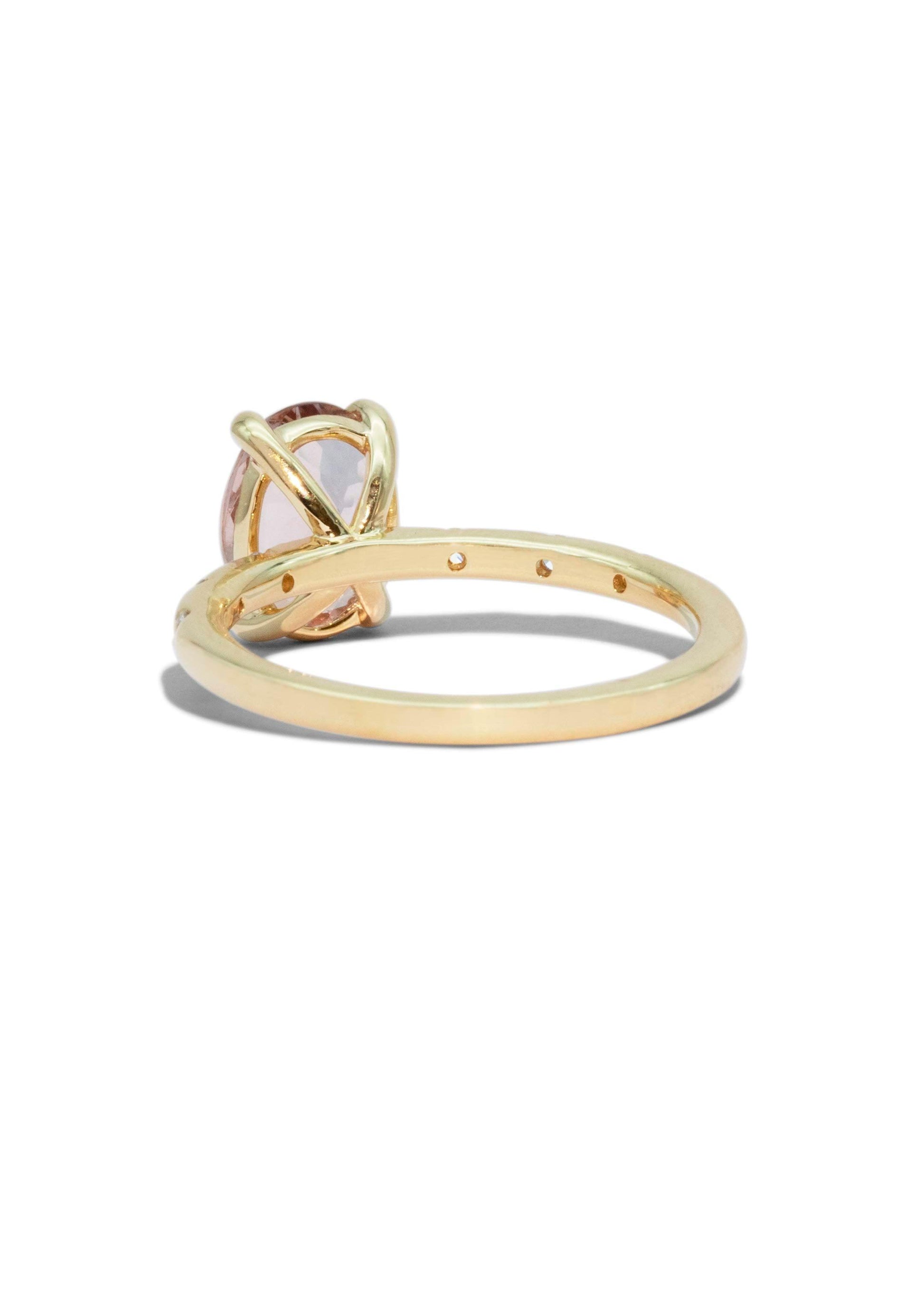 The Constance 1.35ct Pale Pink Morganite Ring - Molten Store
