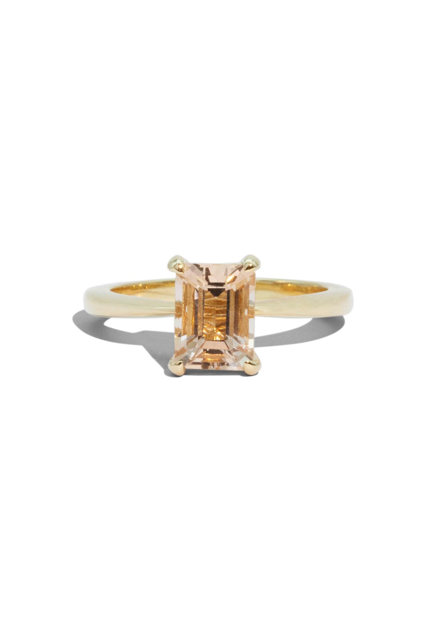 The June 1.5ct Peach Morganite Ring