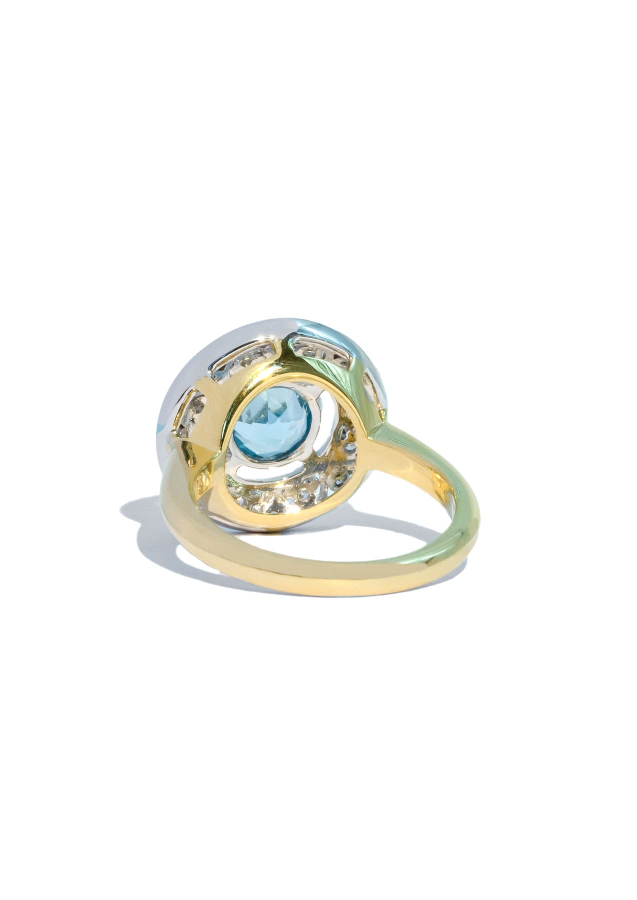 The Lilith Ring with 0.88ct Aquamarine