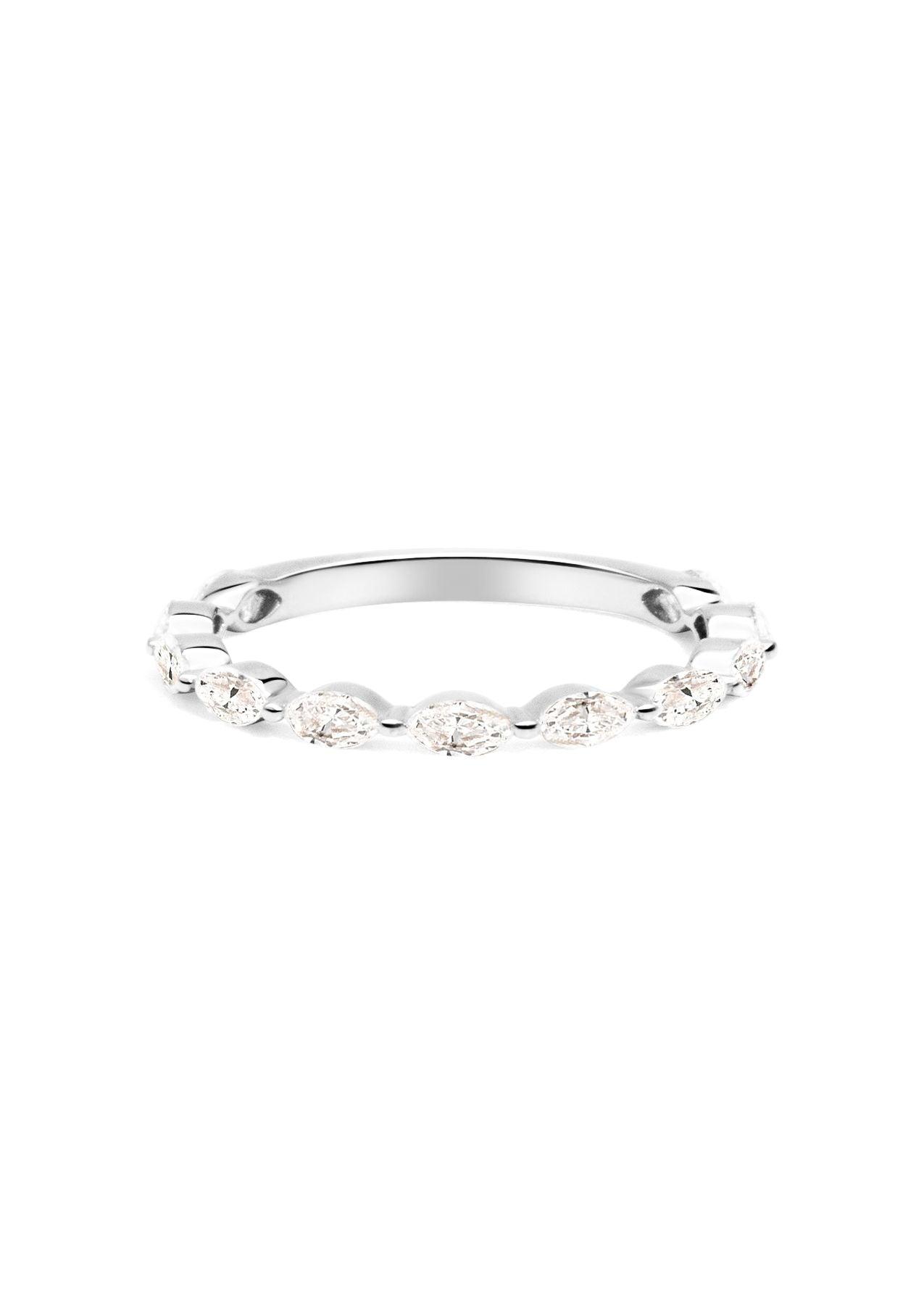 The Wonder White Gold Diamond Band
