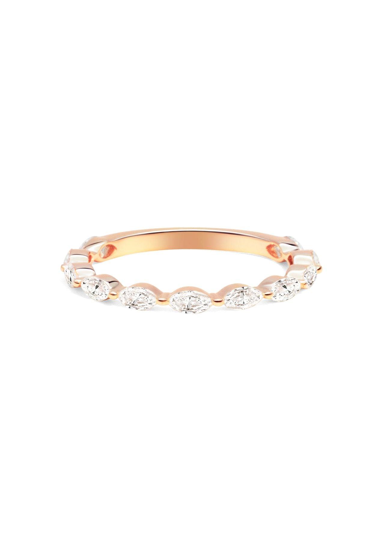 The Wonder Rose Gold Diamond Band