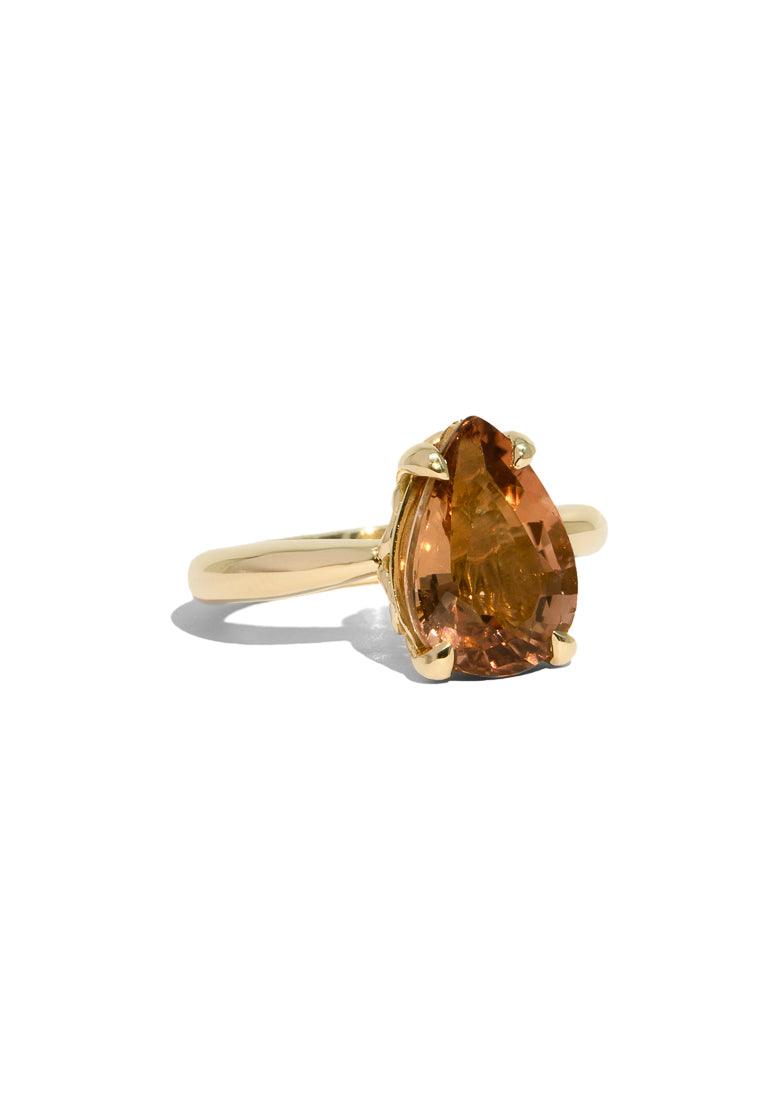 The June 4.2ct Peach Tourmaline Ring