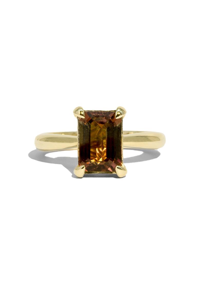 The June 3.25ct Honey Tourmaline Ring