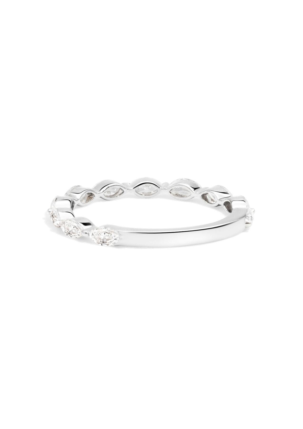 The Wonder White Gold Diamond Band