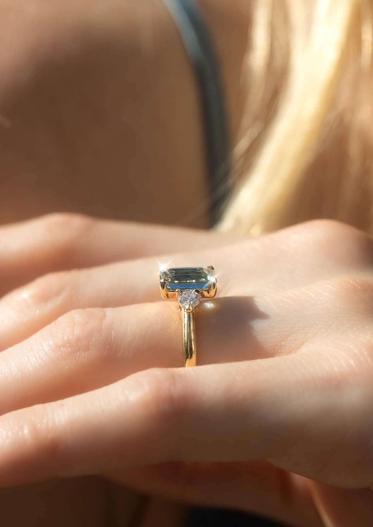 The Ada 1.64ct Aquamarine Ring