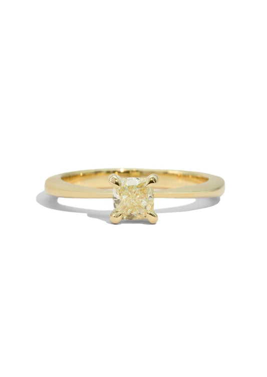 The June 0.68ct Yellow Diamond Ring - Molten Store