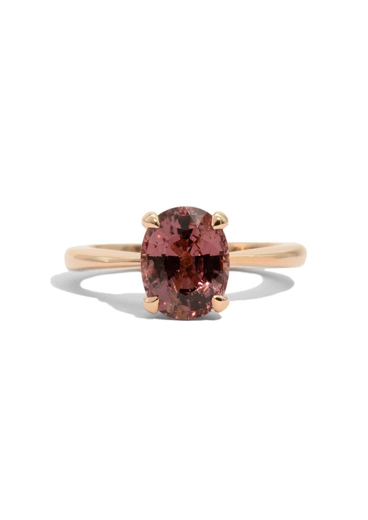 The June Ring with 2.95ct Oval Cherry Spinel - Molten Store