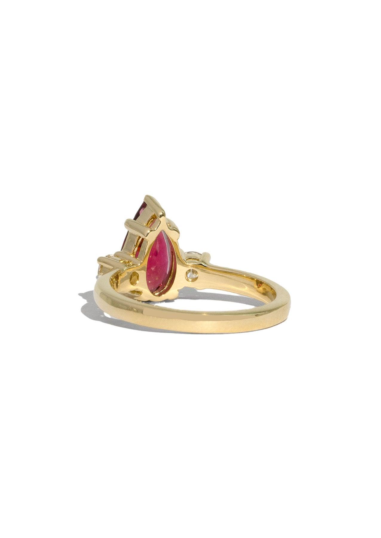 The Ada Ring with 1.91ct Pear Cherry Spinel