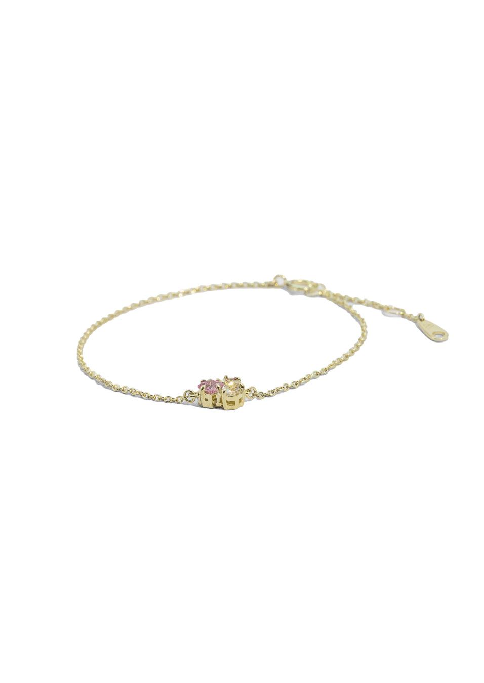 The Bellerose Sapphire & Morganite Bracelet