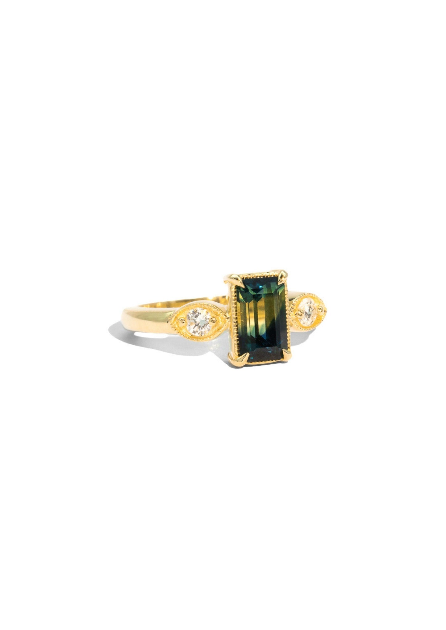 The Winifred Parti Sapphire & Diamond Ring