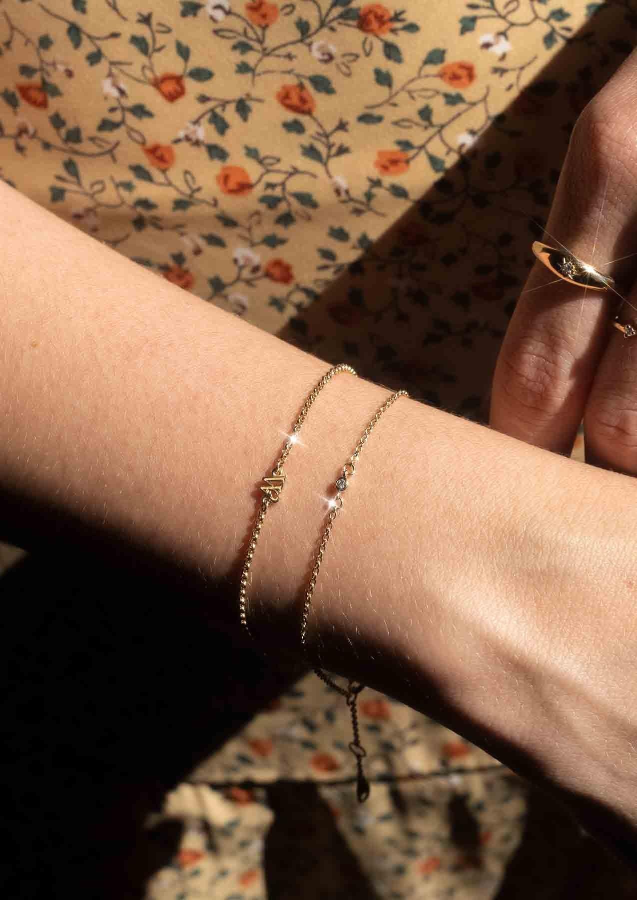 The Solid Gold Insignia Bracelet