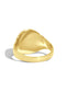 The Eclipse Yellow Gold Signet Ring - Molten Store
