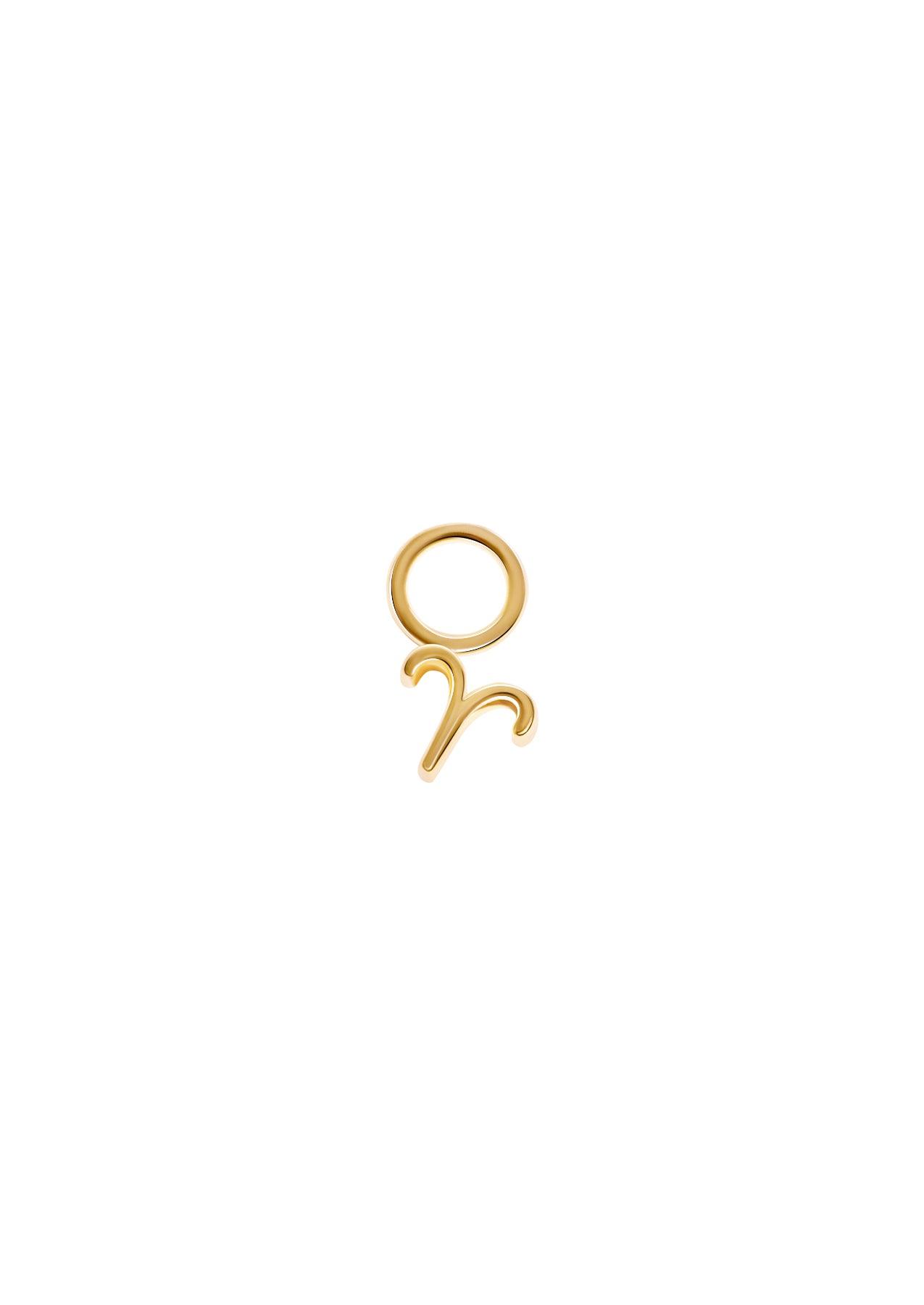 The Gold Zodiac Earring Charm