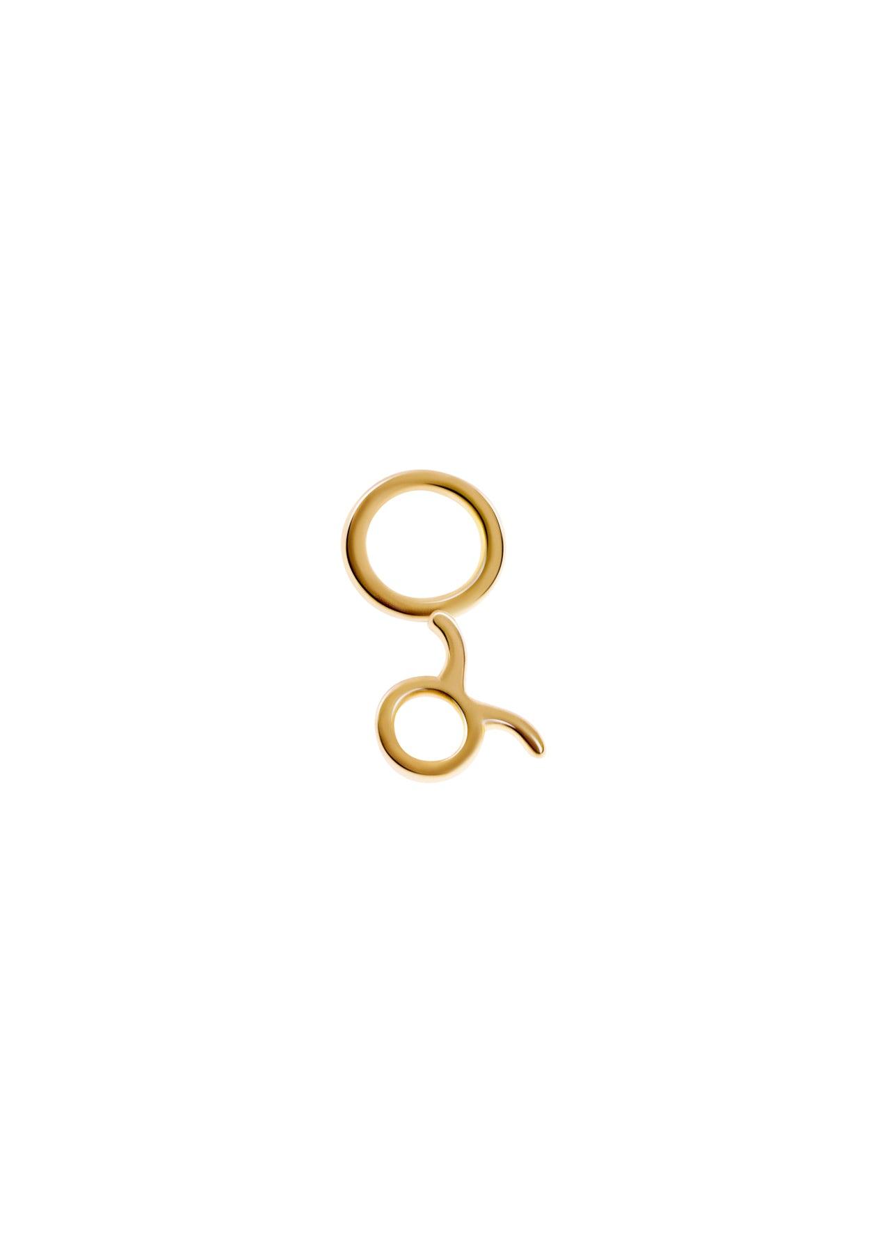 The Gold Zodiac Earring Charm