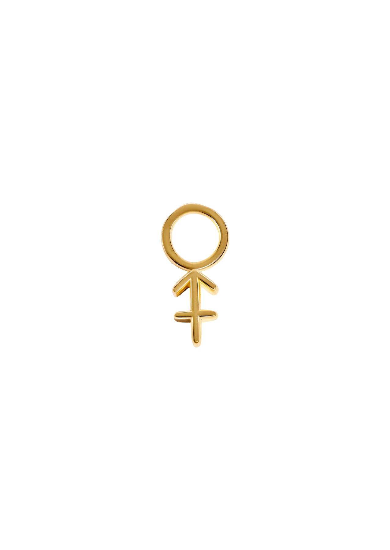 The Gold Zodiac Earring Charm