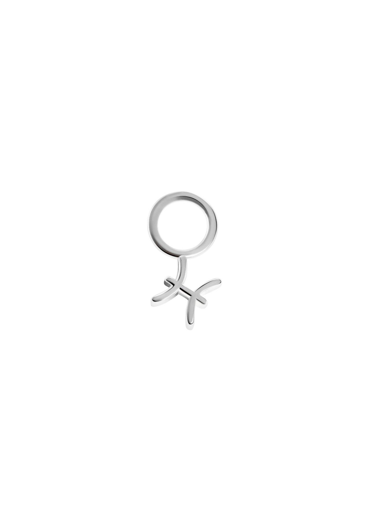 The Silver Zodiac Earring Charm