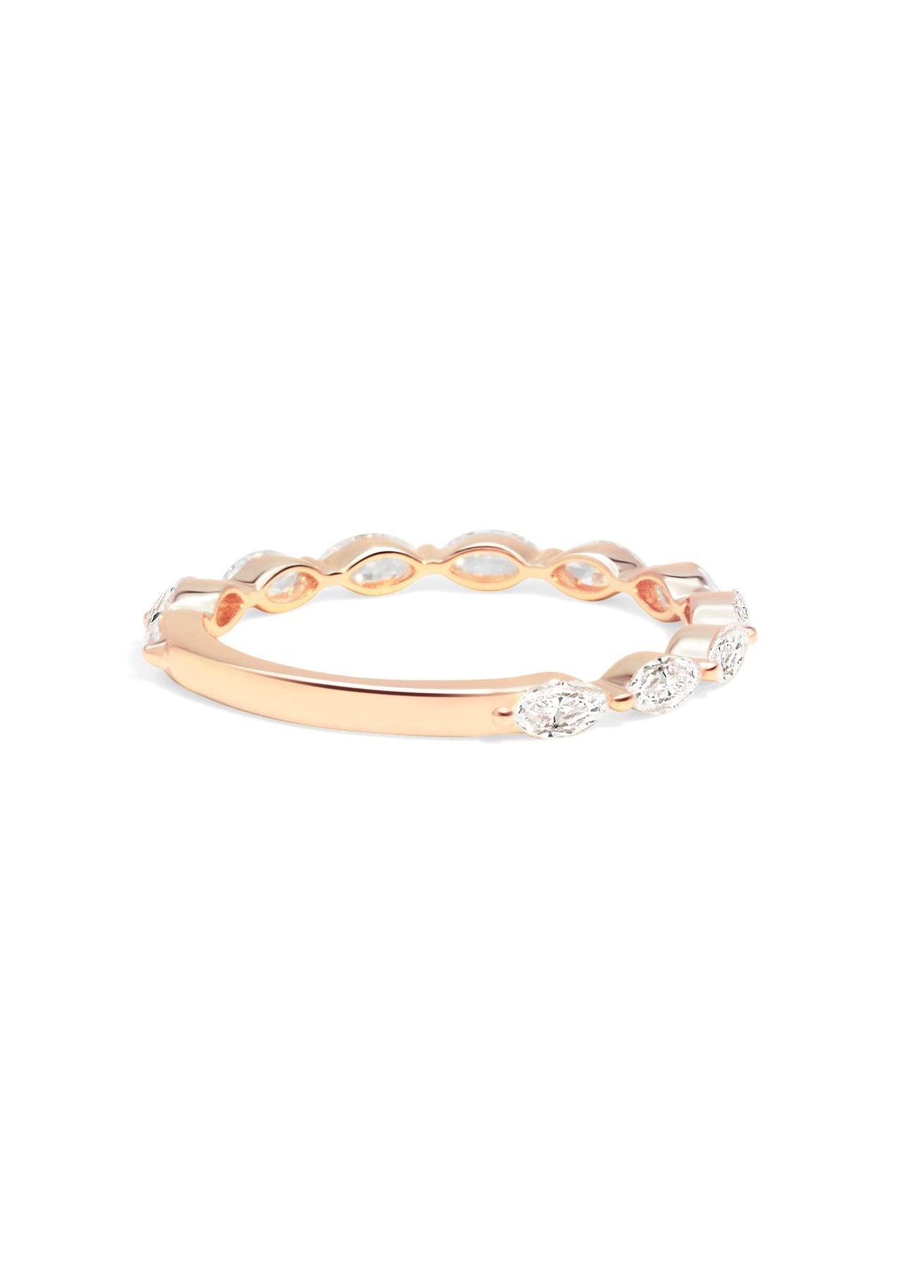 The Wonder Rose Gold Diamond Band