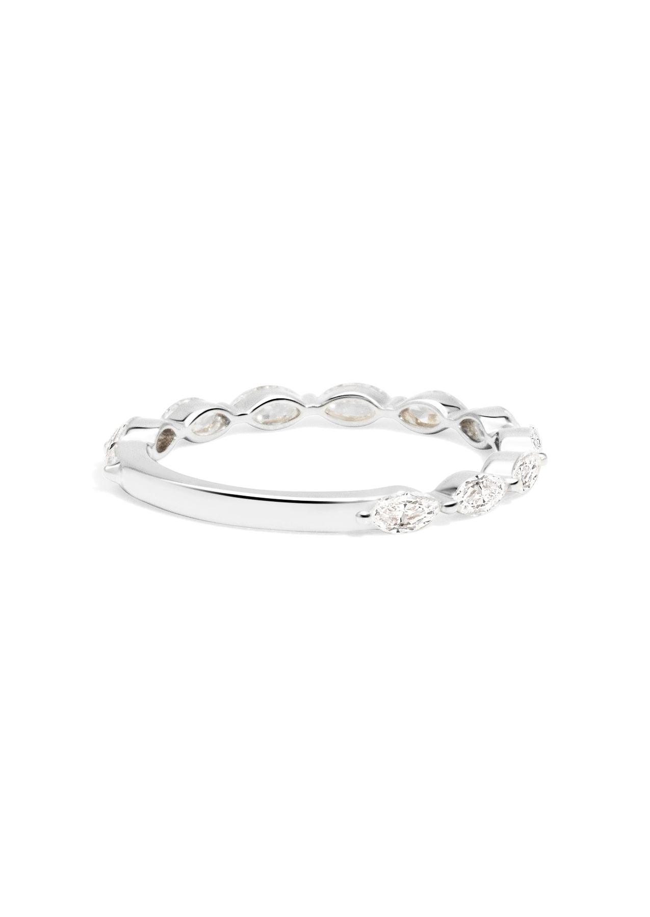 The Wonder White Gold Diamond Band